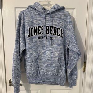 Jones Beach New York Heathered Blue Sweatshirt
